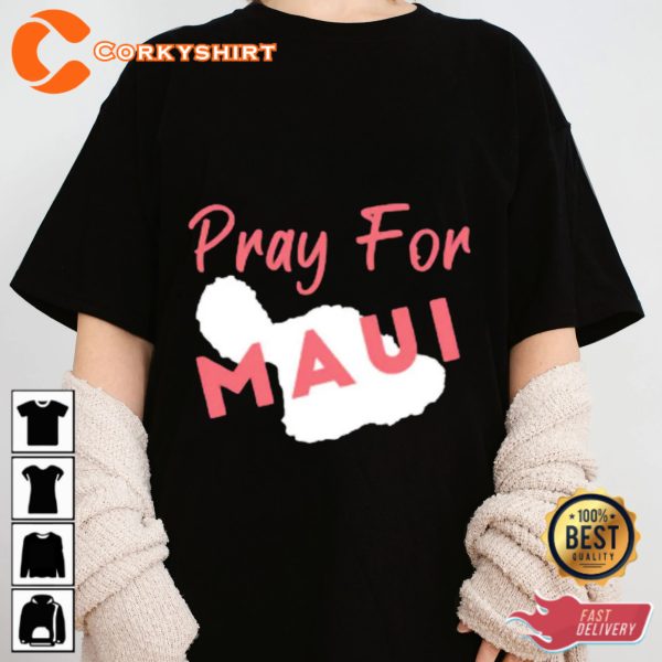 Pray For Hawaii Maui Fire Supporter Unisex T-shirt