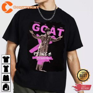 Prince Purple Rain Goat Greatest Of All Time Unisex T-shirt