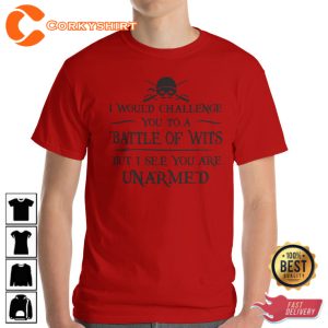 Princess Bride Battle Of Wits Pirate Challenge T-Shirt