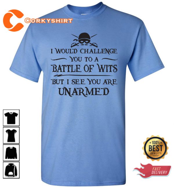 Princess Bride Battle Of Wits Pirate Challenge T-Shirt