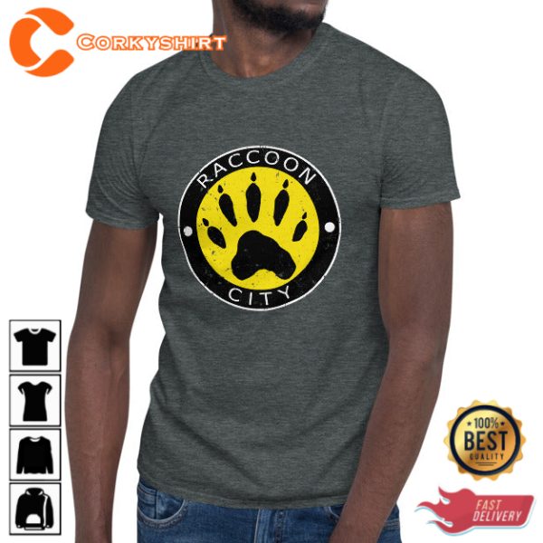 Racoon City Paw Logo T-Shirt