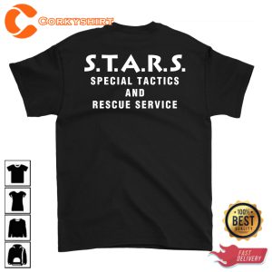 Resident Evil Stars Special Tatics And Rescue Service T-Shirt