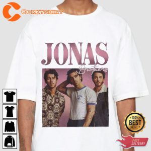 Retro Nostalgia Jonas Brothers 90s T-shirt