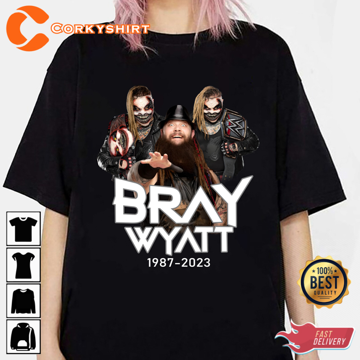 Rip Bray Wyatt 1987-2023 Thank You For The Memories T-shirt
