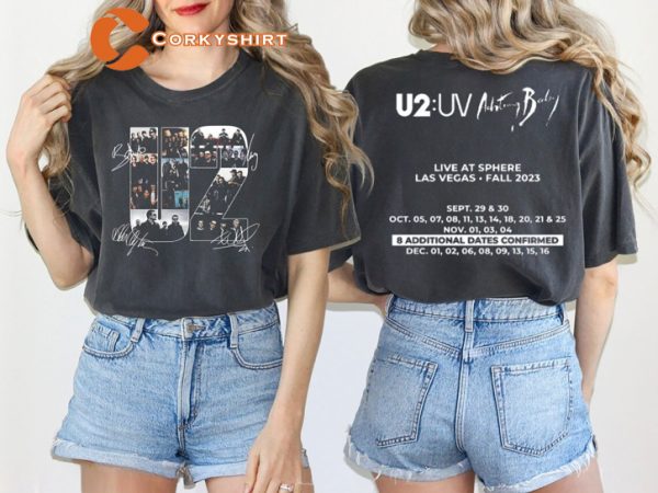 Rock Band U2 Achtung Baby Fall 2023 T-Shirt