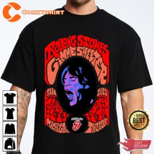 Rolling Stones Rock Legends Mick Jagger Classic Rock Icons Unisex T-Shirt