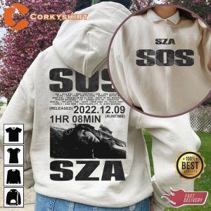 SZA Album SOS Tracklist Classic Fan Gift T-shirt