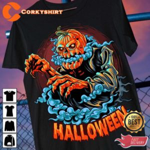 Scary Horror Dead Halloween 2023 Celebrate Outfit T-Shirt