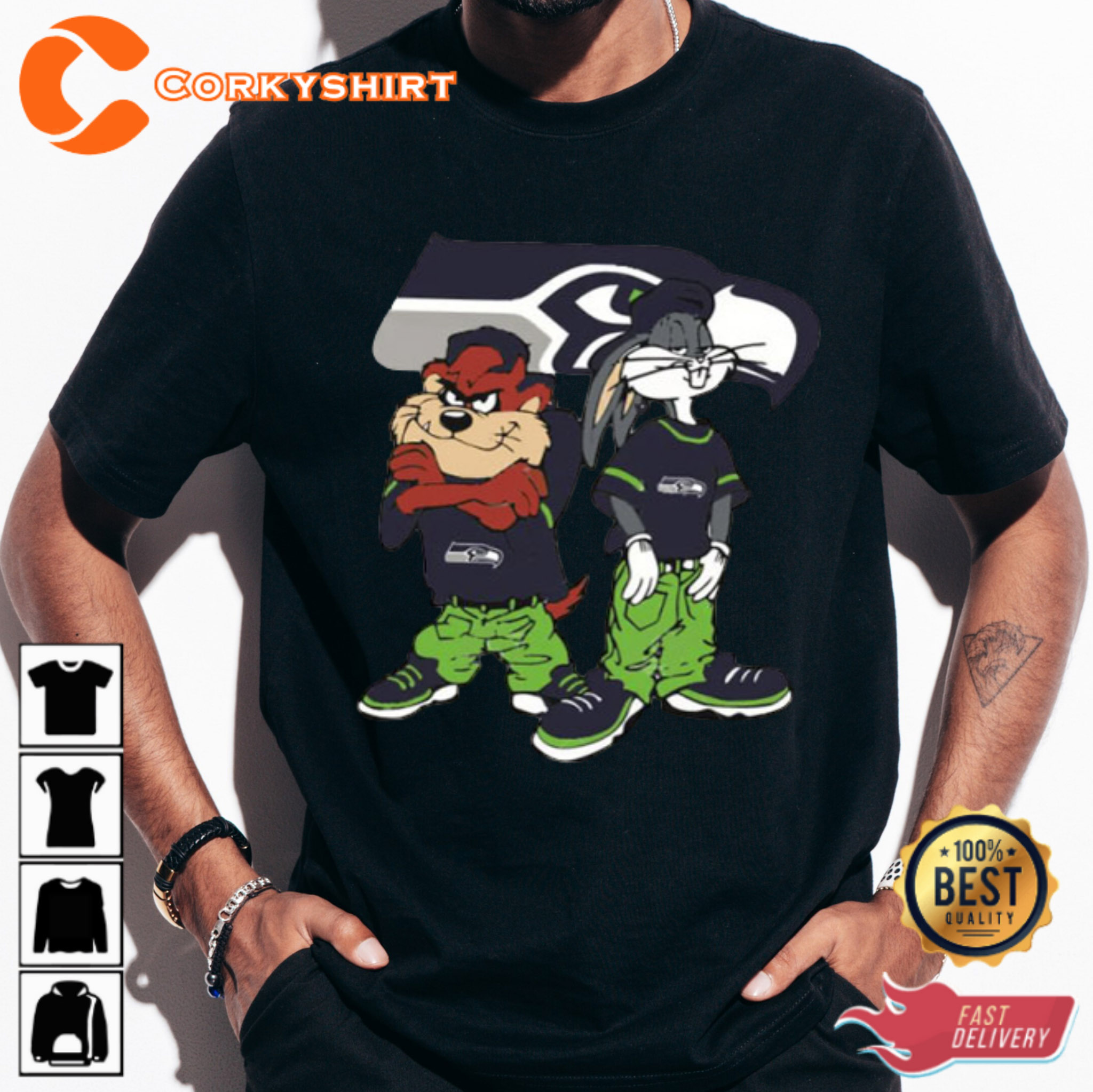 Vintage Nfl Cleveland Browns Looney Tunes Taz Football Trending Unisex  T-Shirt