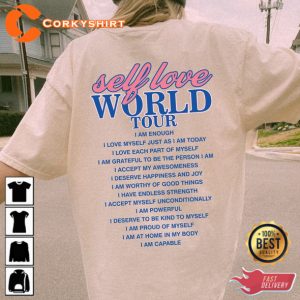 Self Love World Tour I Am Enough Vintage T-Shirt