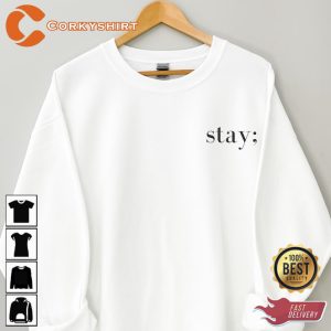 Semicolon Stay Suicide Prevention Awareness Mental Health Sweatshirt