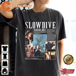 Slowdive Souvlaki Music Graphic T-Shirt