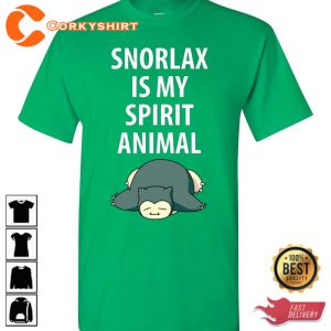 Snorlax Is My Spirit Animal Pokemon Lover T-Shirt