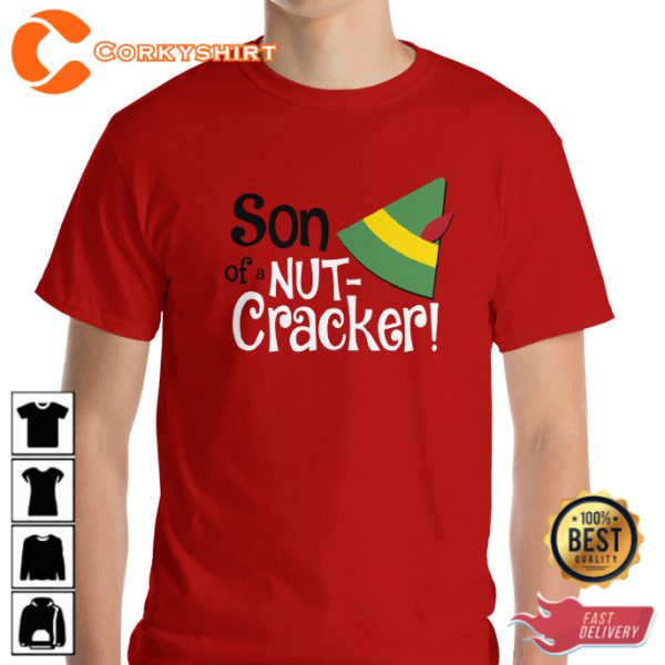 Son Of A Nutcracker Xmas Elf T-Shirt