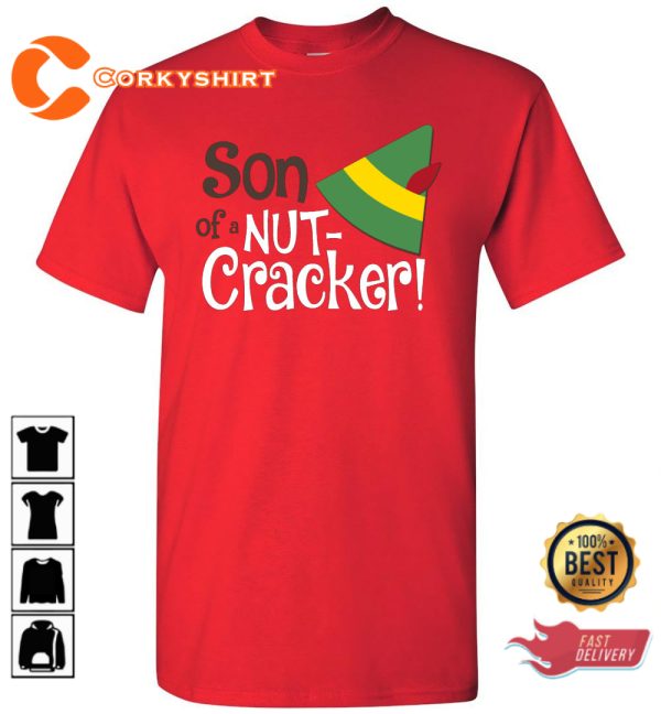 Son Of A Nutcracker Xmas Elf T-Shirt