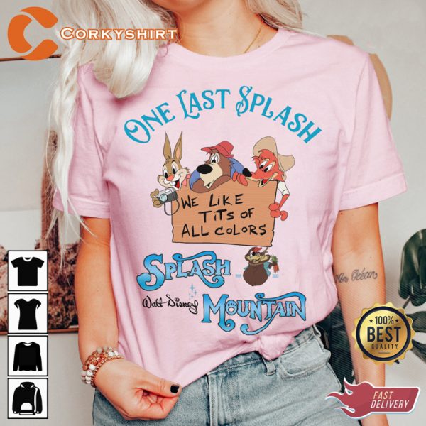 Splash Mountain One Last Splash Vintage Disney T-Shirt