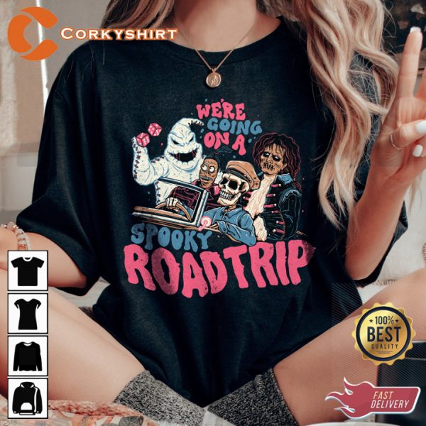 Spooky Were Going On A Road Trip Vintage T-Shirt