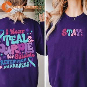 Stay Suicide Prevention Awareness Sweatshirt Feelings Matter T-shirt