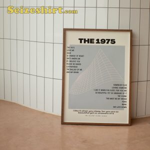The 1975 Album I Like It When You Sleep For You Are Lyrics Poster