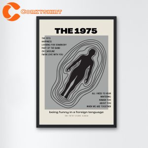 The 1975 Album Poster The Fifth Being Funny In A Foreign Language Art