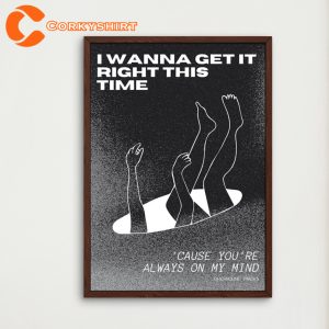 The 1975 Oh Caroline Song Being Funny In A  Foreign Language Music Wall Art Poster