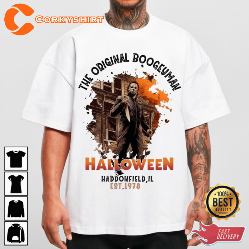 The Boogeyman Fear The Michael Myers Horror Holiday Celebrate Halloween Outfit Unisex T-Shirt