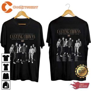 The Casting Crowns 20th Anniversary Tour Fanwear Style Fashion T-Shirt