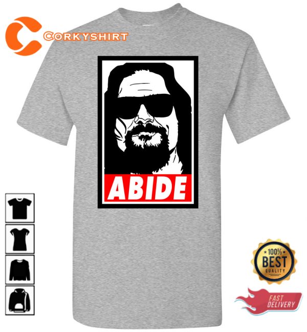 The Dude Abides Big Lebowski T-Shirt