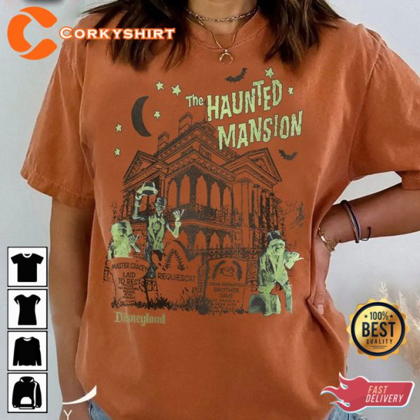 The Haunted Mansion Movie Disneyland Halloween Horror Costume T-Shirt