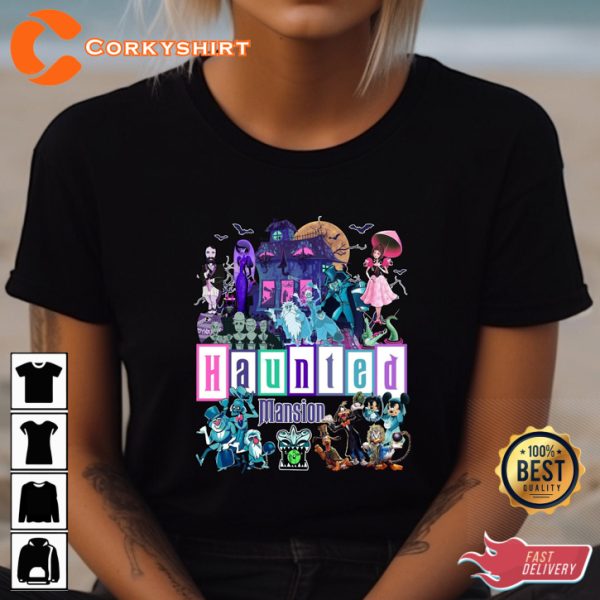 The Haunted Mansion Movie Gabbie Supernatural Horror Comedy T-Shirt