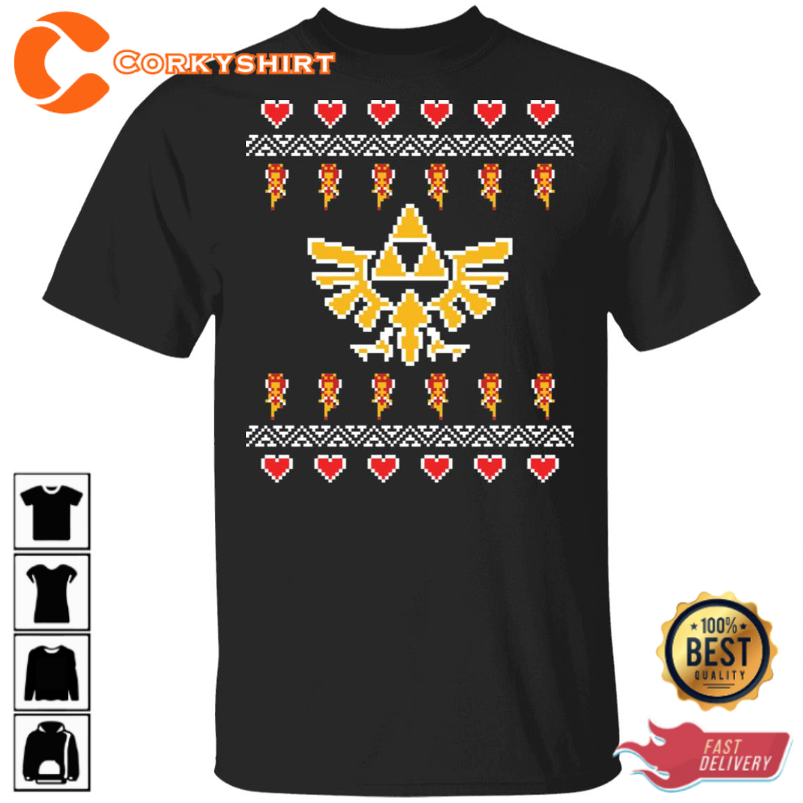 The Legend of Zelda Tri Force Heroes Gaming Unisex T-Shirt
