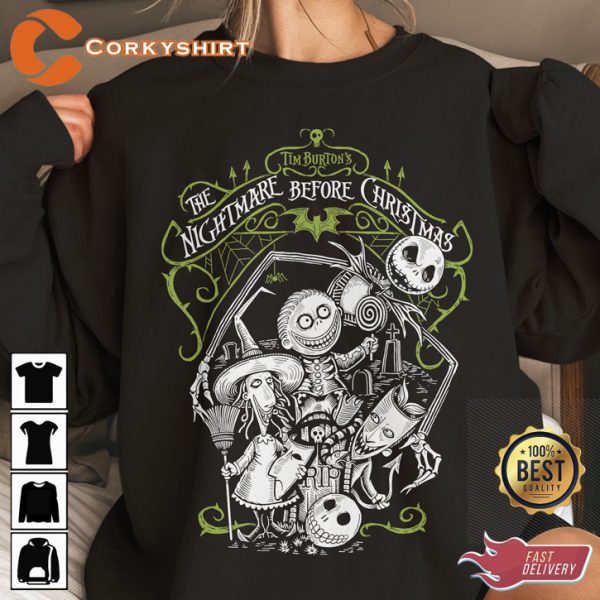 The Nightmare Before Christmas Halloween Boogie Oogie Sweatshirt