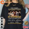 The Three Musketeers 1973-2023 Thank You For The Memories 50th Anniversary T-Shirt