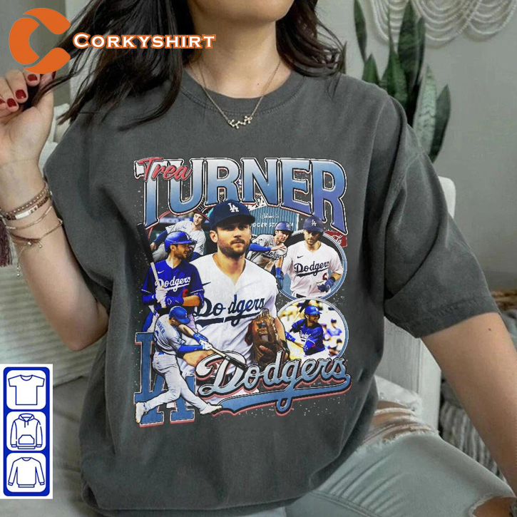 Trea Turner Speedster Los Angeles Dodgers Baseball Sportwear T-Shirt
