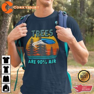 Trees are 90 Percent Air Hipster Golf T-Shirt