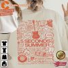 Vintage 5 Seconds Of Summer Music The Show 2024 Tour T-Shirt