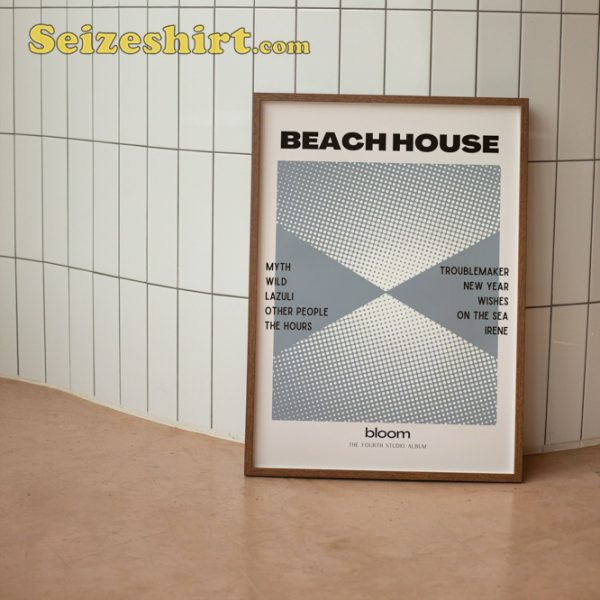 Vintage Beach House Bloom Album Band Tour Lyric Poster