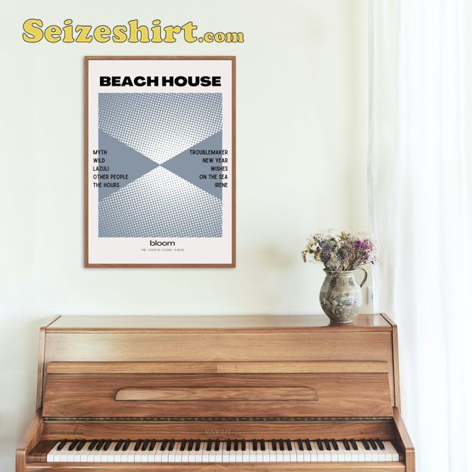 Vintage Beach House Bloom Album Band Tour Lyric Poster