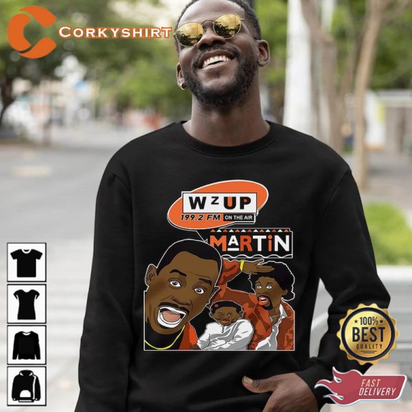 Vintage Martin Tv 90s Unisex Shirt To Match Sneaker Low Total Orange T-Shirt, Hoodie, Sweatshirt