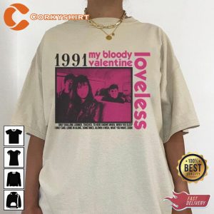 Vintage My Bloody Valentine Loveless Fanart Aesthetic T-Shirt