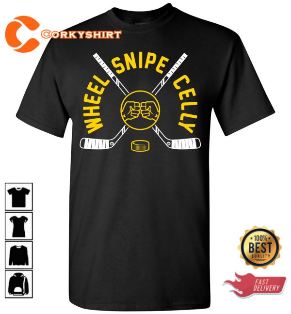 Wheel Snipe Celly Hockey Tag T-Shirt