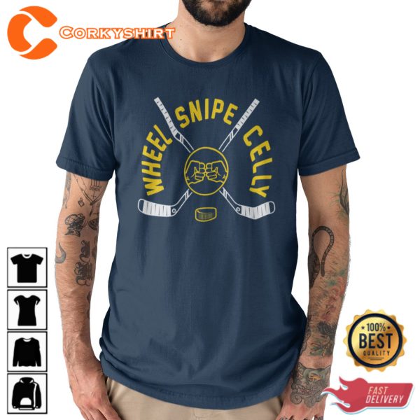 Wheel Snipe Celly Hockey Tag T-Shirt