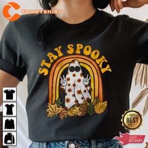 Womens Halloween 2023 Spooky Season Shirt