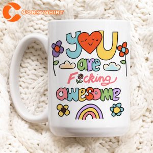 You Are Awesome Colleage Friend Gift Teacher Thank You Ceramic Coffee Mug