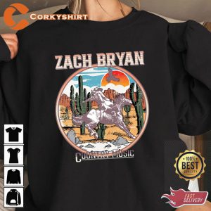 Zach Bryan Country Music Desert Cowboy Boho Style Sweatshirt