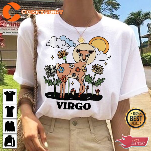 Zodiac Virgo Astrology Horoscope Virgin Maiden Unisex Sweatshirt