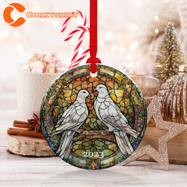 12 Days Of Christmas Stained Glass 2023 Ornament Christmas