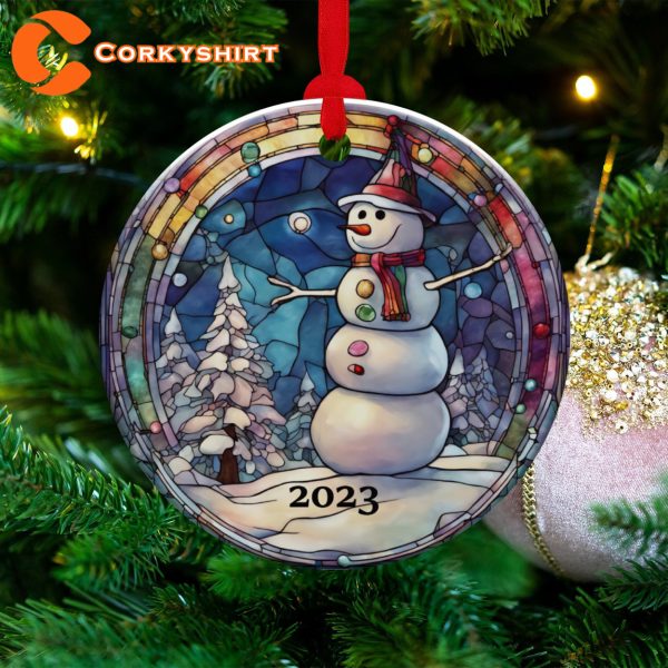 2023 Snowman Ornament Christmas Decoration Holiday