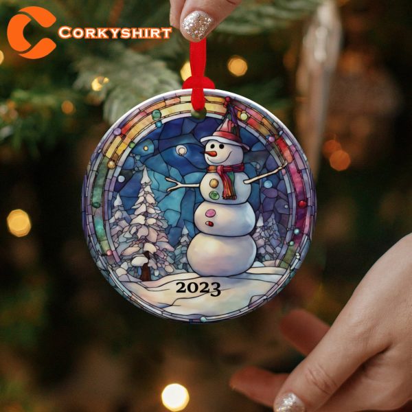 2023 Snowman Ornament Christmas Decoration Holiday