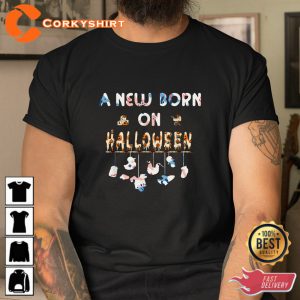 A New Born On Halloween Shirts